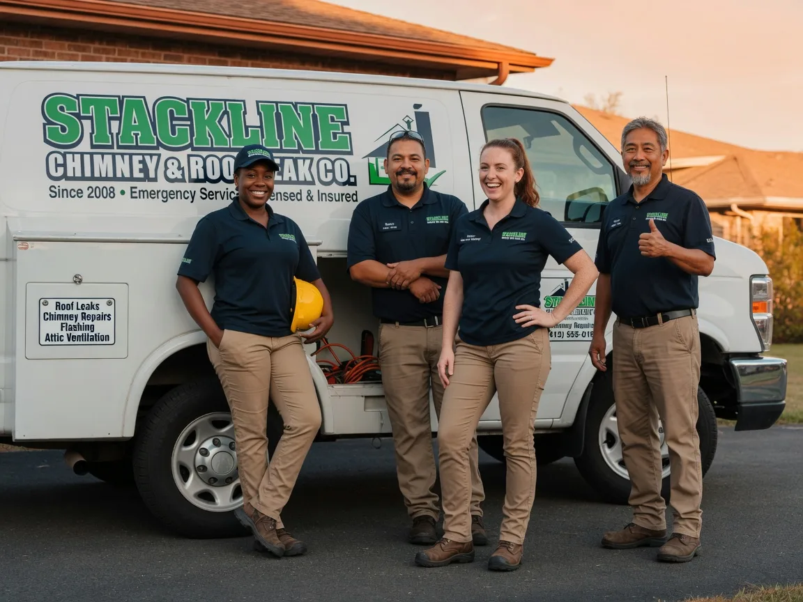 Chimney flashing repair company in Windthorst, TX
